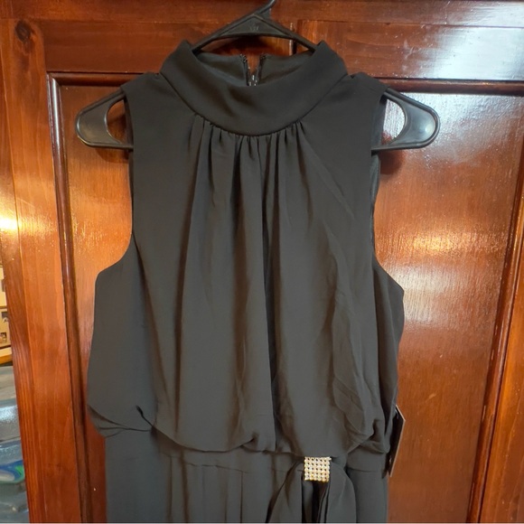 Women sz 8 marina dresses chiffon jumpsuit with embellishment tie waist - Picture 2 of 4